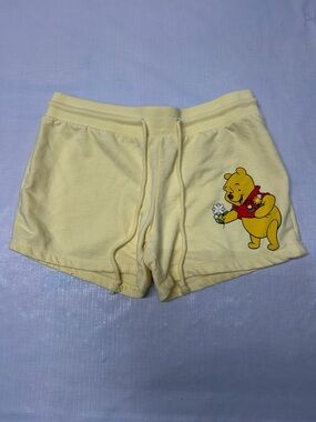 Disney Yellow Winnie the Pooh Women’s Shorts